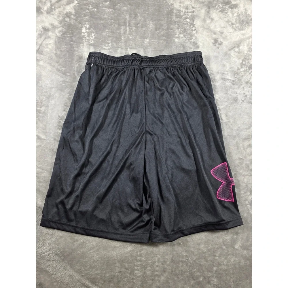Under‎ Armour Tech Graphic Shorts Mens Medium Black Pink 1306443-019